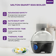 Milton Turbo Yogurt Maker Machine | Automatic with One-Touch Operation | Electric Yogurt Maker | Make Thick, Creamy Curd & Yogurt at Home | Energy Efficient | Easy to Use | White