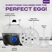 Milton Turbo Yogurt Maker Machine | Automatic with One-Touch Operation | Electric Yogurt Maker | Make Thick, Creamy Curd & Yogurt at Home | Energy Efficient | Easy to Use | White
