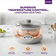 Milton Turbo Yogurt Maker Machine | Automatic with One-Touch Operation | Electric Yogurt Maker | Make Thick, Creamy Curd & Yogurt at Home | Energy Efficient | Easy to Use | White