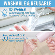 PRIME PICK Double Sided Nano Tape, Transparent, 3m x 30mm, 1mm Thick, Strong Silica Gel, Residue Free, for Wall Mounting, Home, Office & DIY Use (3Mx2MM Transparent)